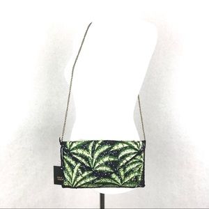 Clements Ribeiro Crossbody Purse Clutch Sequined